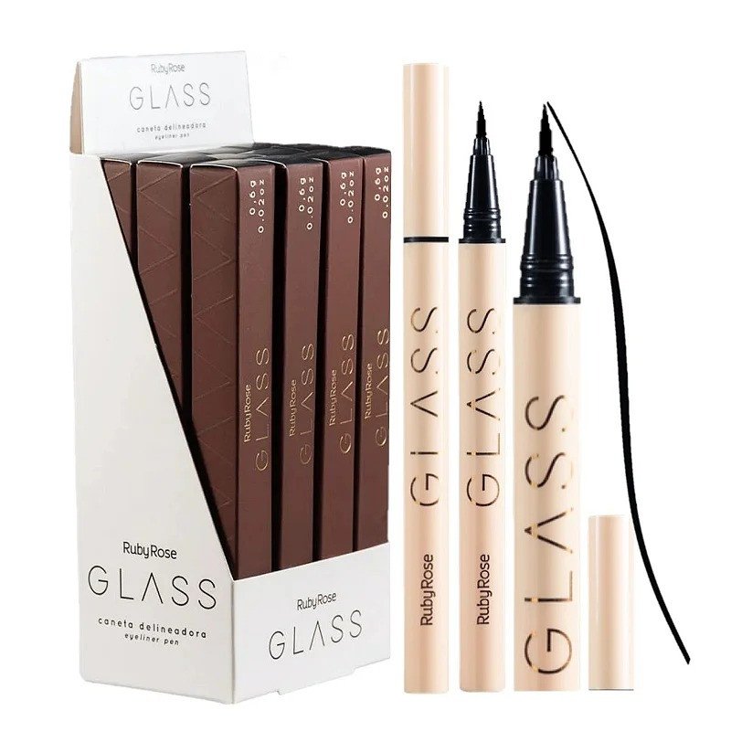 Delineador Caneta Preta Glass - Ruby Rose