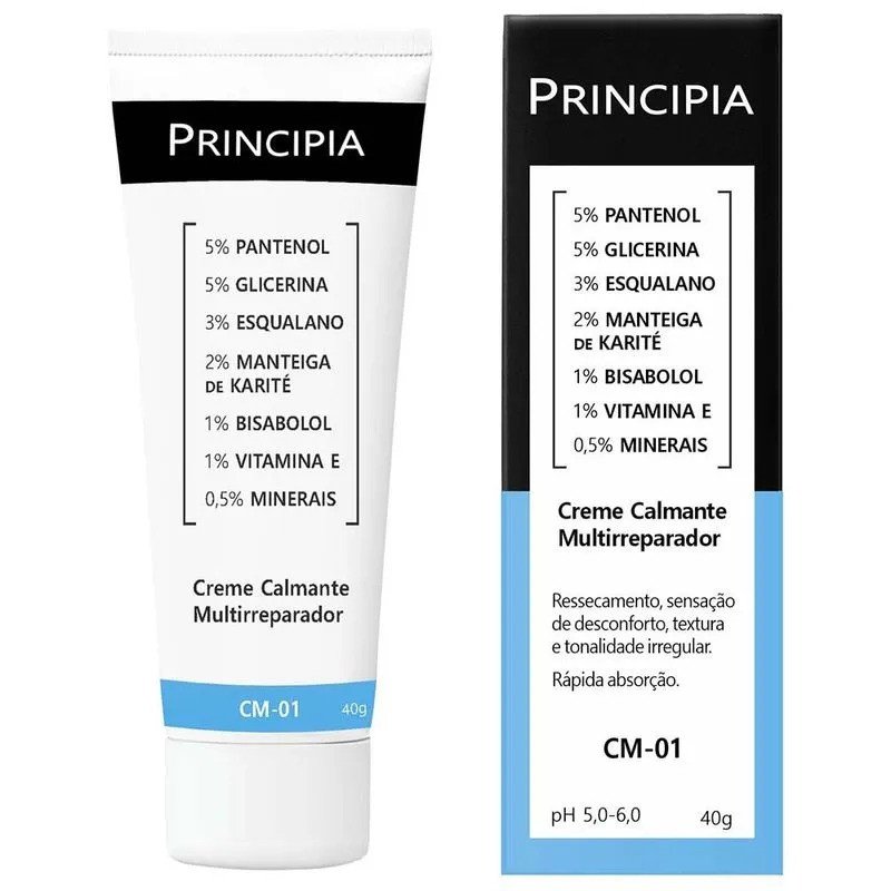 Hidratante Facial Calmante CM-01 - Principia