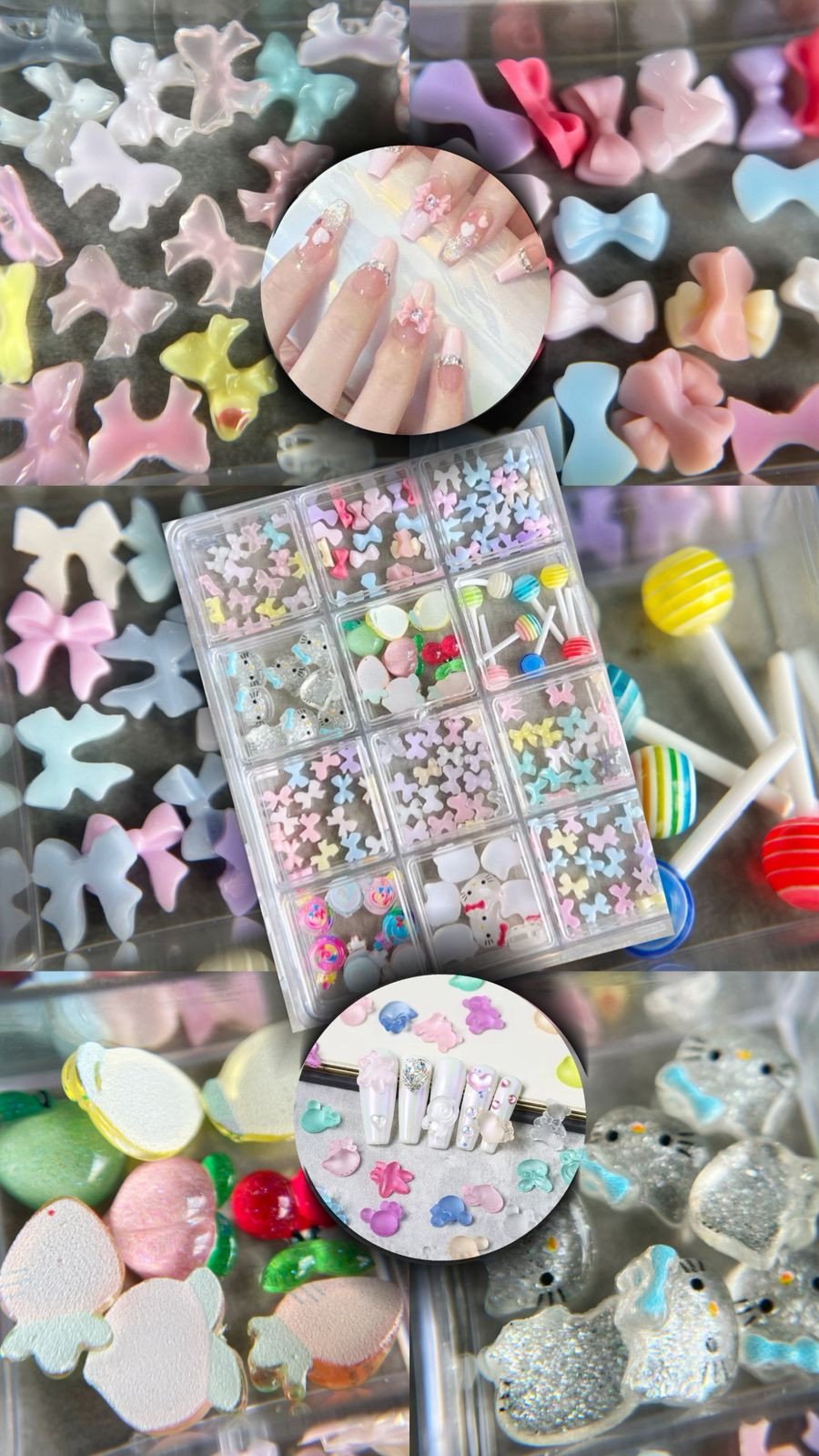 Decoração De Unhas em Relevo 