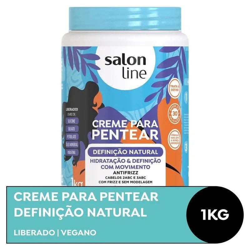Creme De Pentear Definiçao Natural 1kg - Salon Line