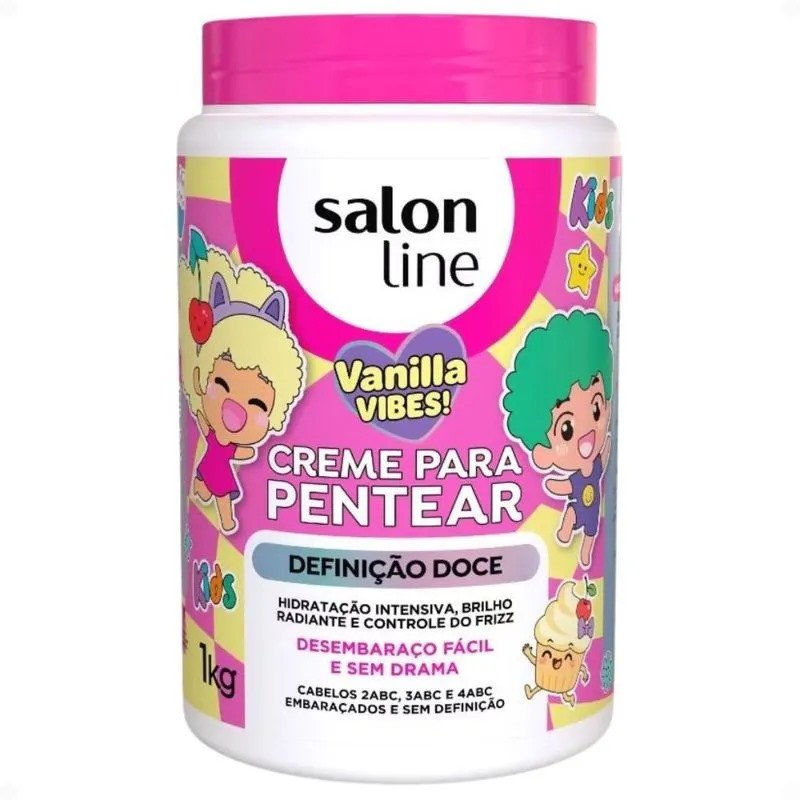 Creme Para Pentear Kids Vanilla Vibes! Definição Doce 1kg -  Salon Line