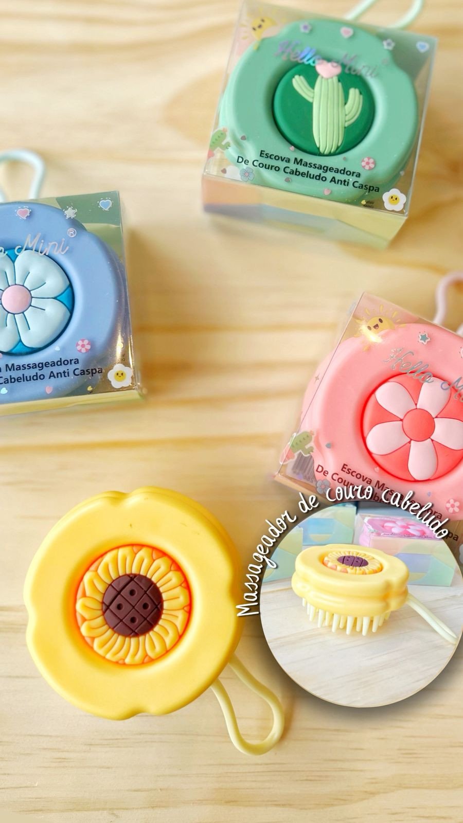 Escova Capilar Massageadora 