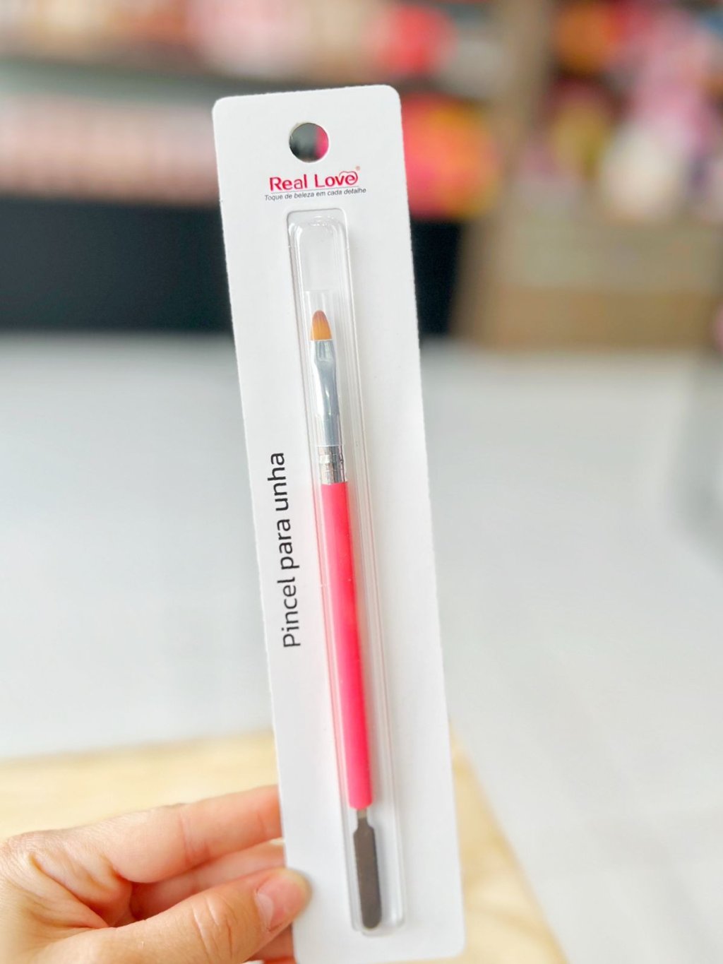 Pincel 2 em 1 de Unha - Real Love 