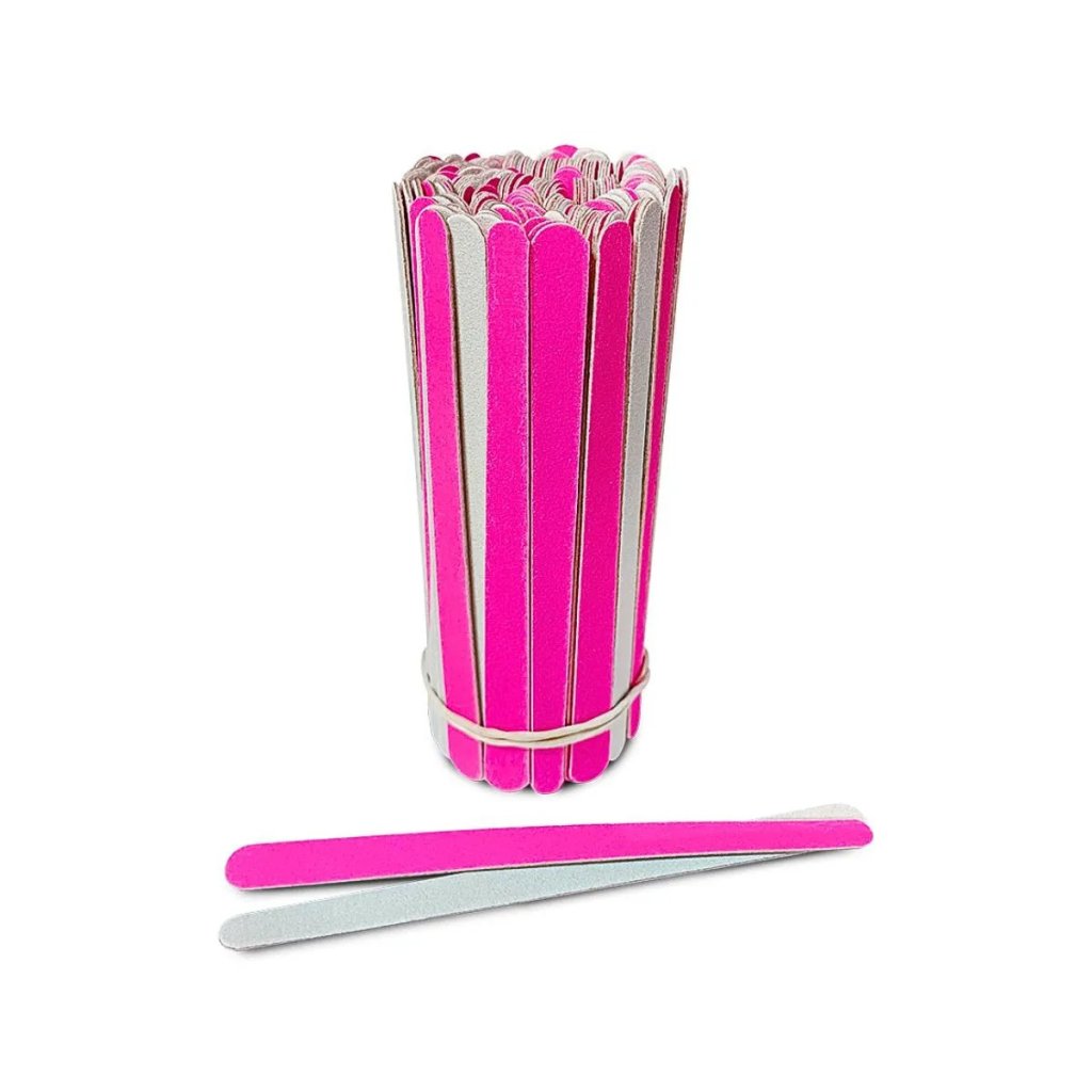 Lixa Unhas Rosa 100UN - Santa Clara