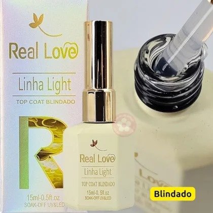 Top Coat Blindado 15ML - Real Love 