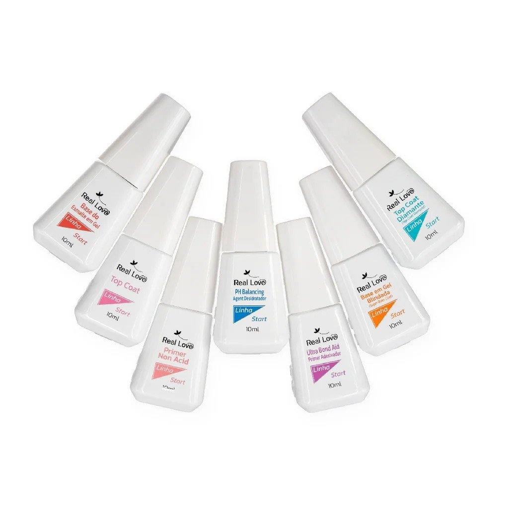 kit De Preparadores Alongamento de Unhas Linha Stort 7UN - Real Love 
