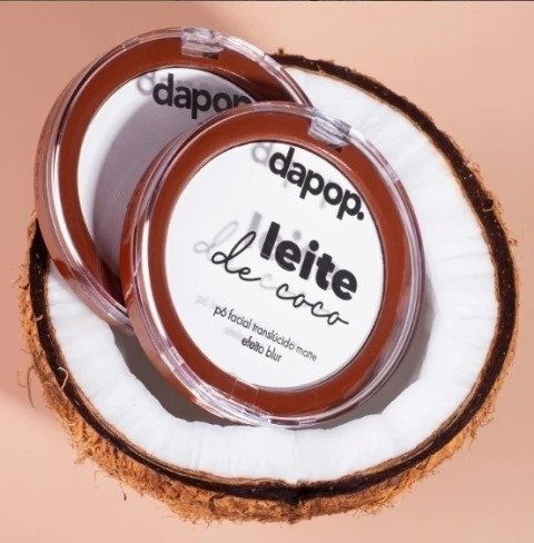 Pó Compacto Translúcido Leite de Coco - Dapop