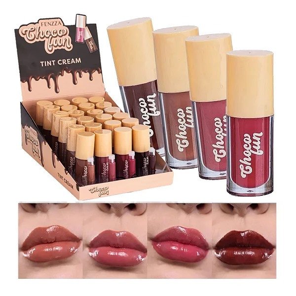 Gloss Choco Fun Com Cor - Fenzza