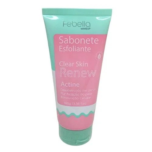 Sabonete Esfoliante Facial Clear Skin - Febella