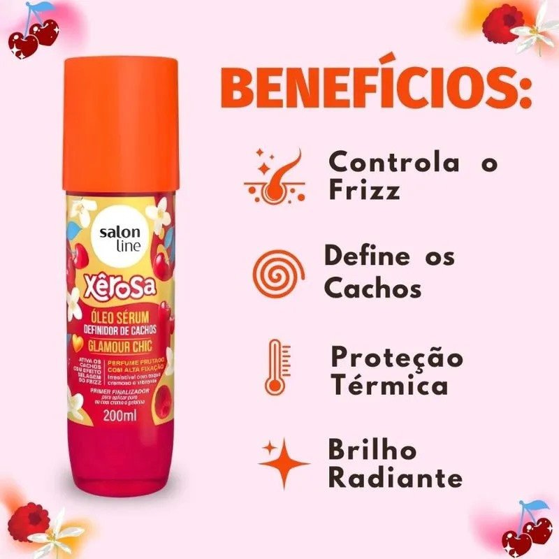 Óleo Sérum Capilar Glamour Chic 200ML  - Salon Line 