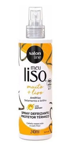 Spray Defrizante Protetor Térmico Meu Liso Muito + Liso 240ML - Salon Line 