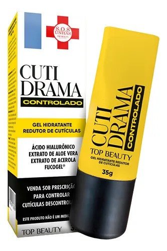 Gel Hidratante Redutor de Cutículas Cutidrama 35G - Top Beauty 