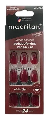 Unha Postiça Amendoada UP708A - Macrilan