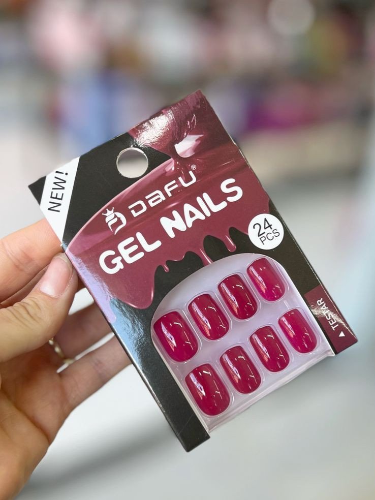 Unha Postiça Rosa Choque - Dafu