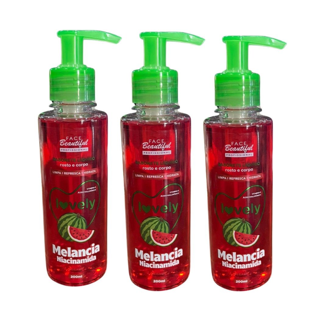 Sabonete Líquido Melancia - Face Beauty 