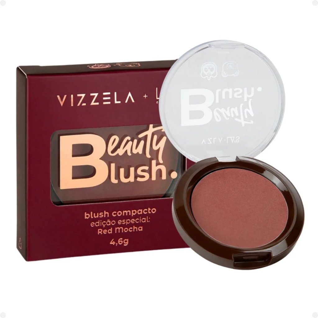 Blush Compacto Red Mocha - Vizzela