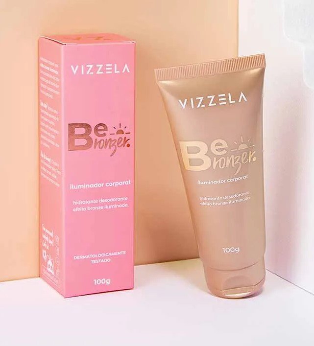 Iluminador Corporal Be Bronzer 100G - Vizzela