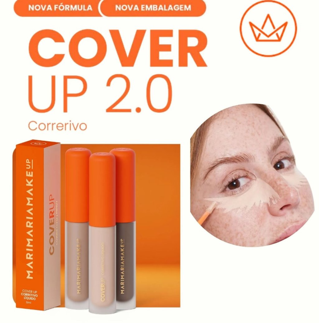 Corretivo Líquido Cover UP Nova Embalagem - Mari Maria