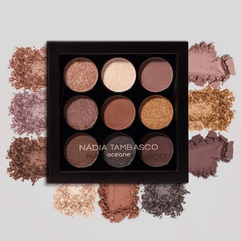 Paleta De Sombras To Go Basic Nadia Tambasco - Oceane