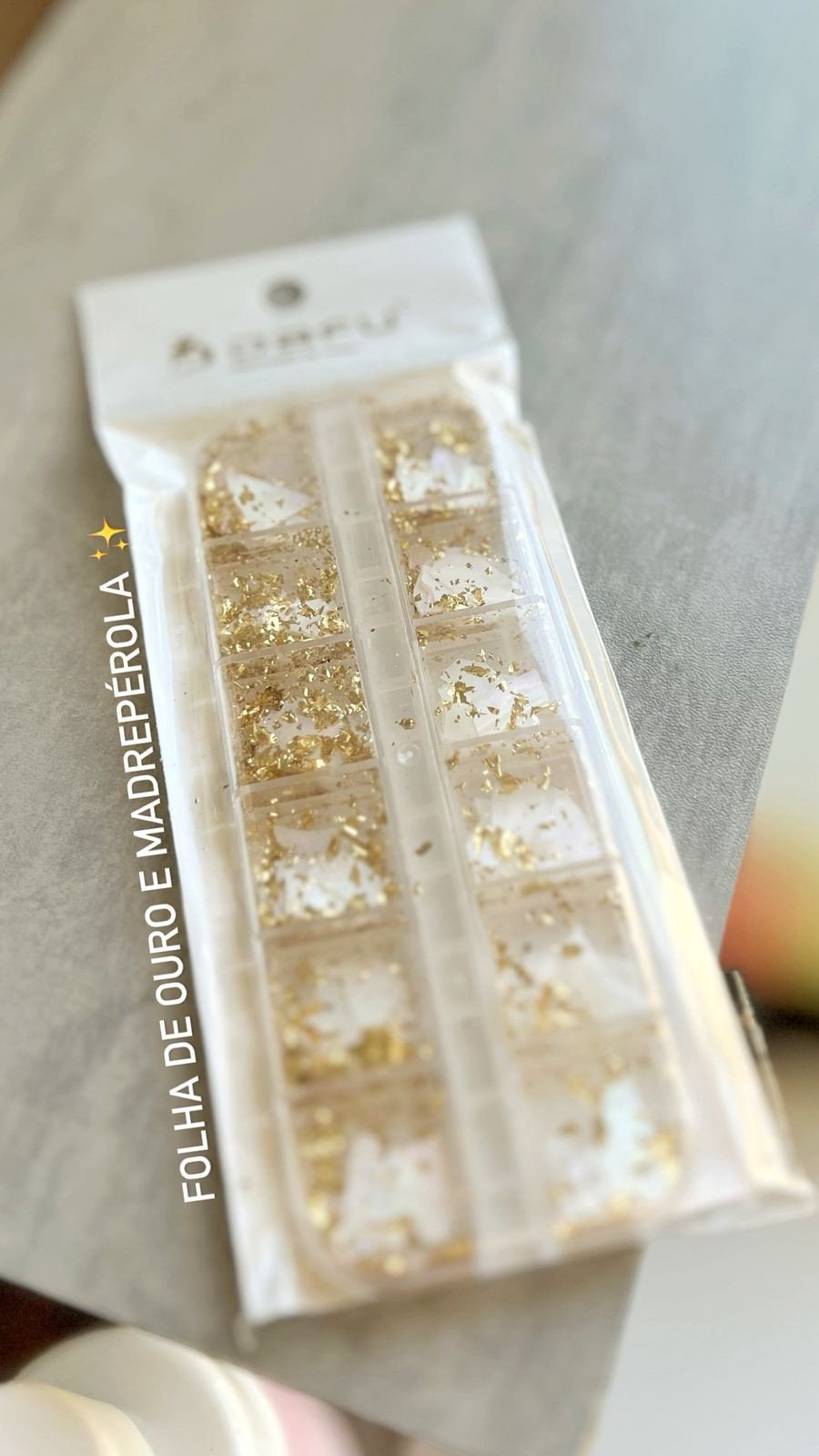 Madre Pérola e Folhas de Ouro - Dafu 