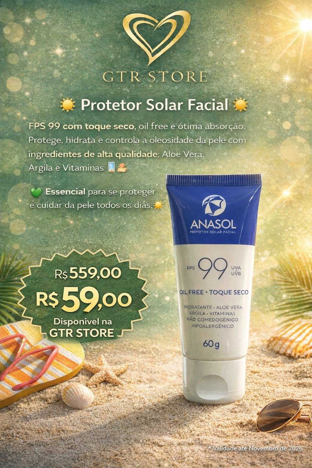 Protetor Solar FPS99 - Anasol