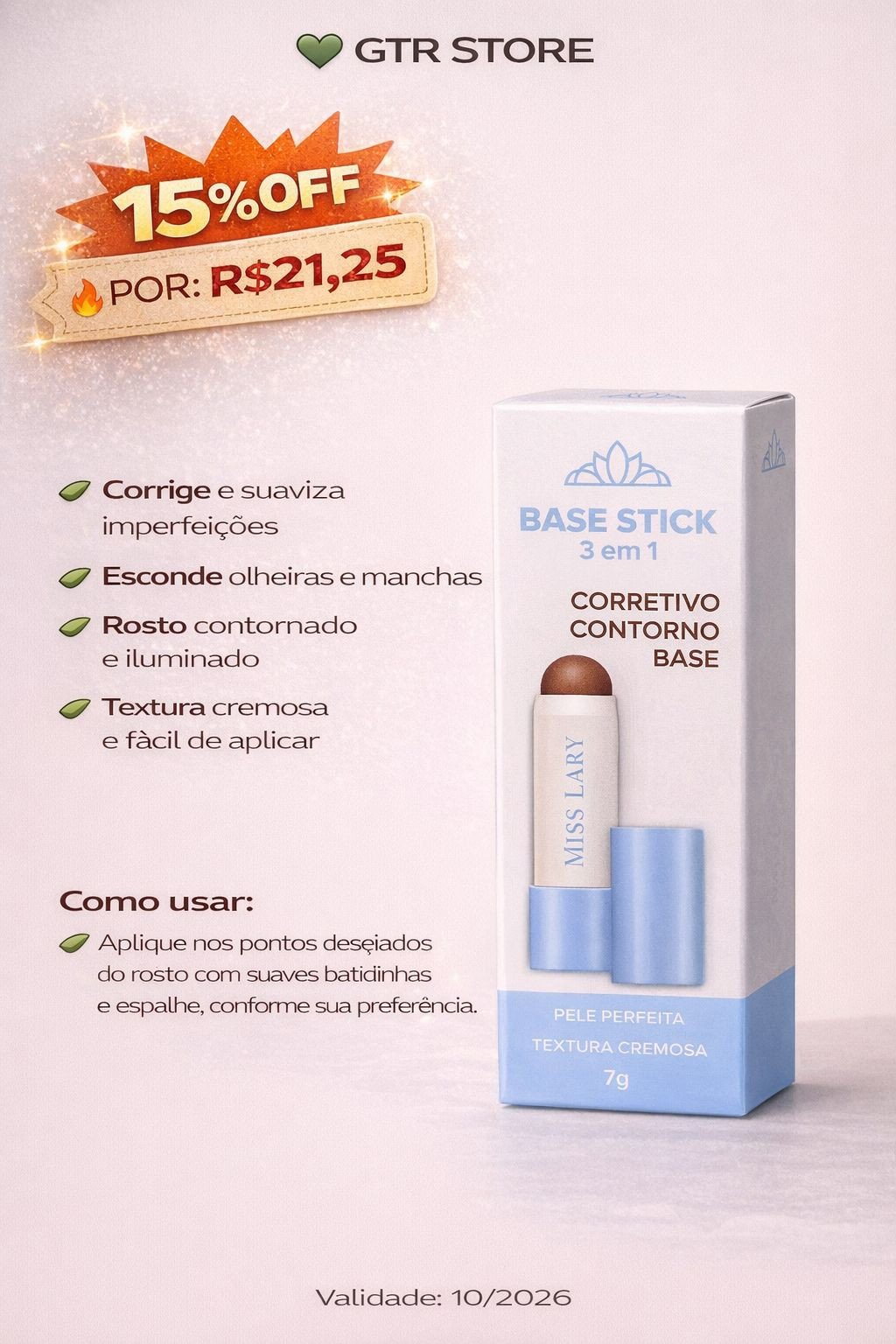 Contorno Stick - Miss Lary 