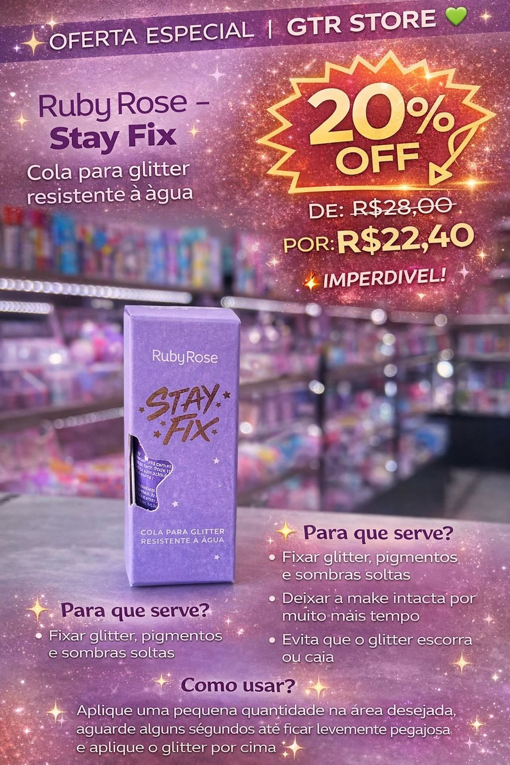 Cola De Glitter - Stay Fix 