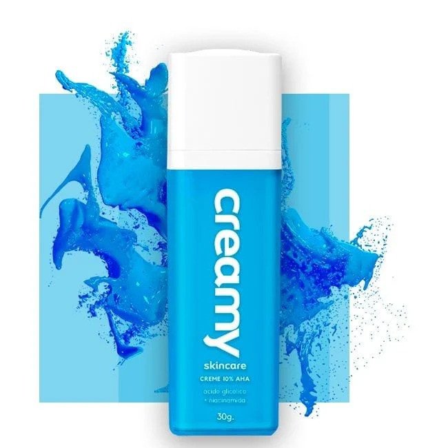 Creme Facial Ácido Glicólico 30G - Creamy
