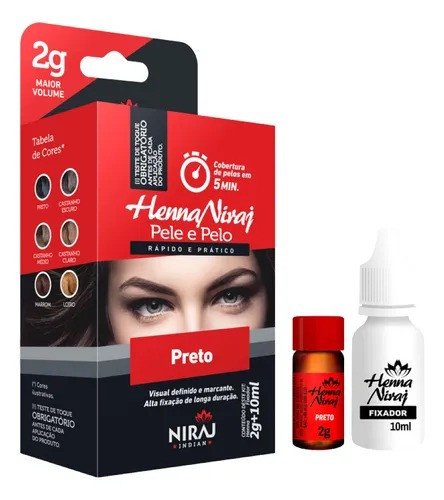 Henna Preto - Niraj