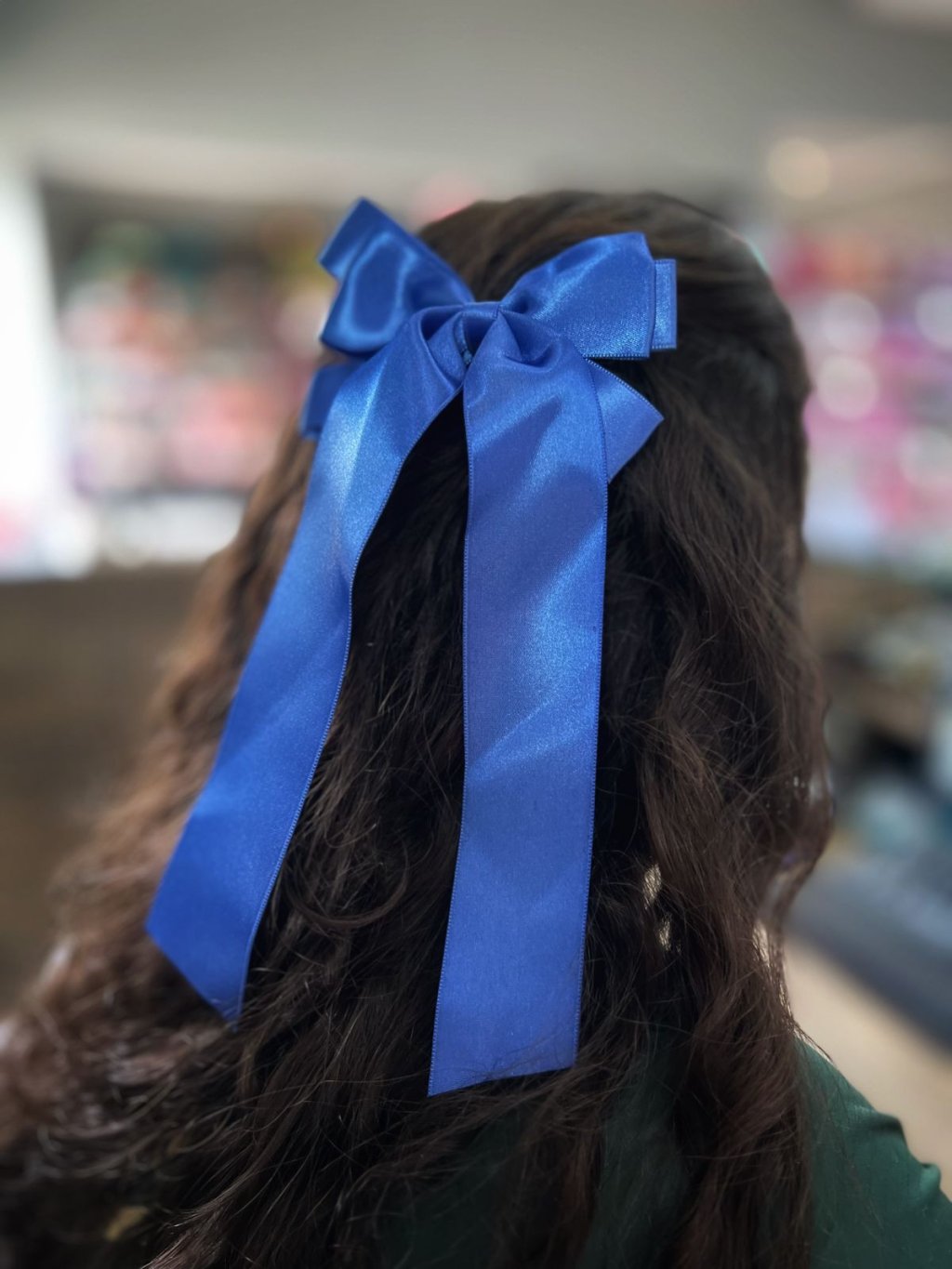 Laço Cetim Azul - Dafu