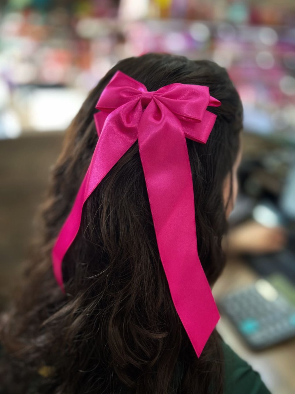 Laço Cetim Pink - Dafu