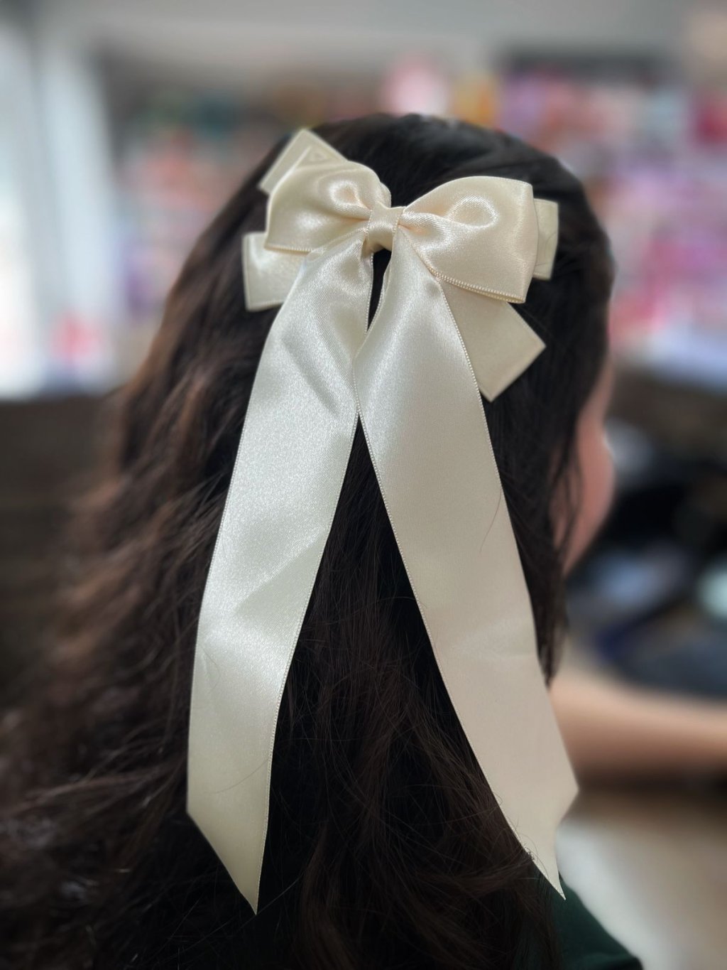 Laço Cetim Off White - Dafu