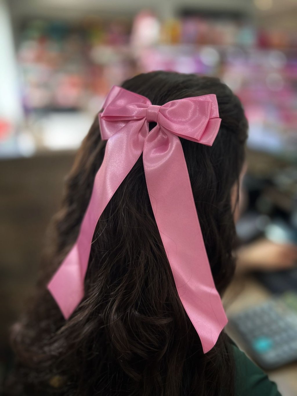 Laço Cetim Rosa - Dafu