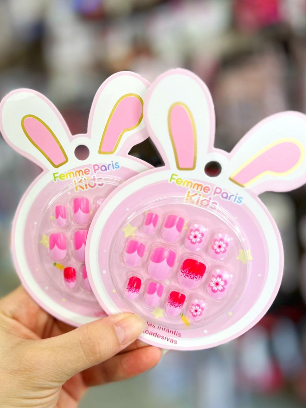 Unha Postiça Infantil - Famme Paris 