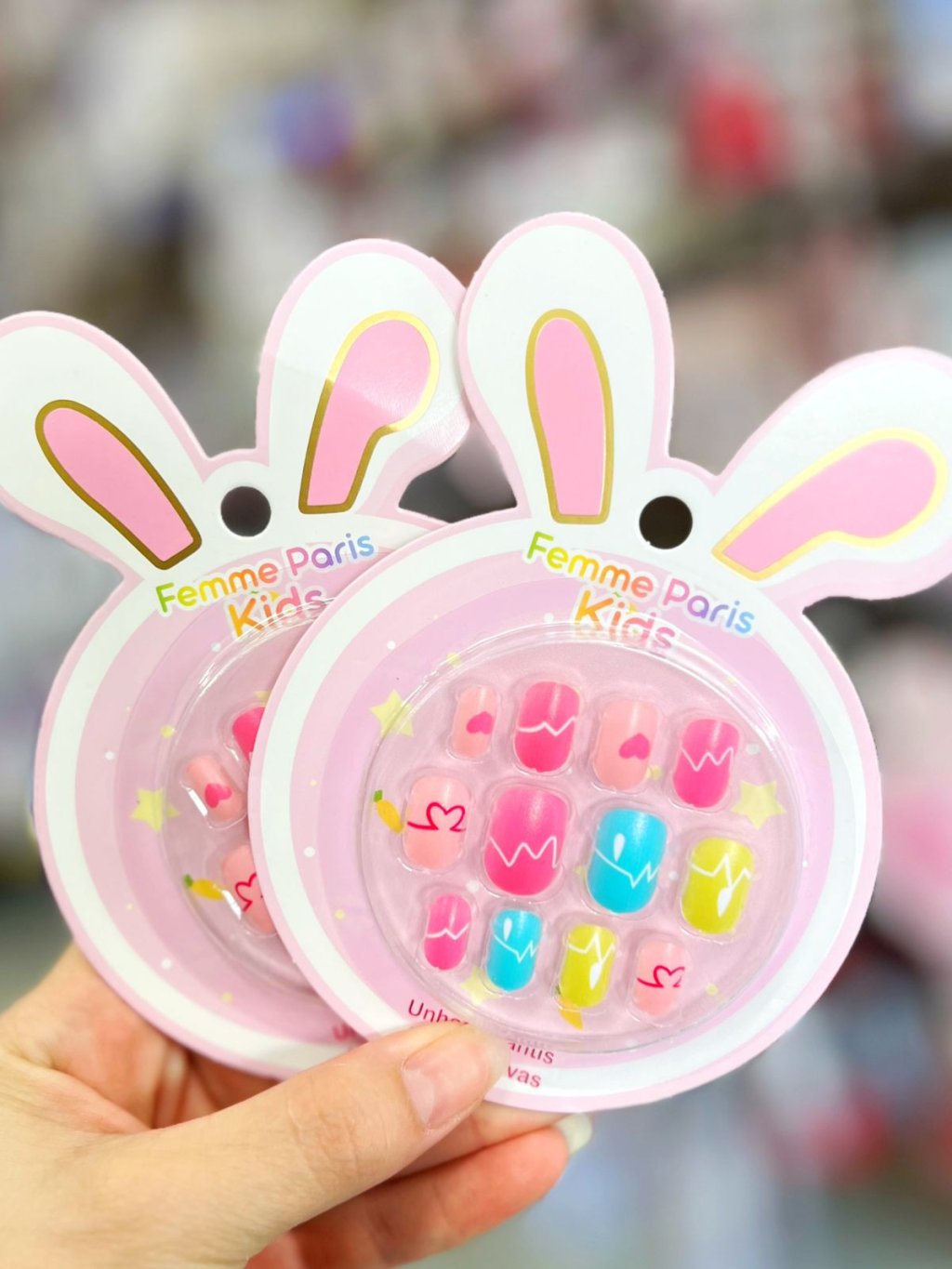 Unha Postiça Infantil - Famme Paris 