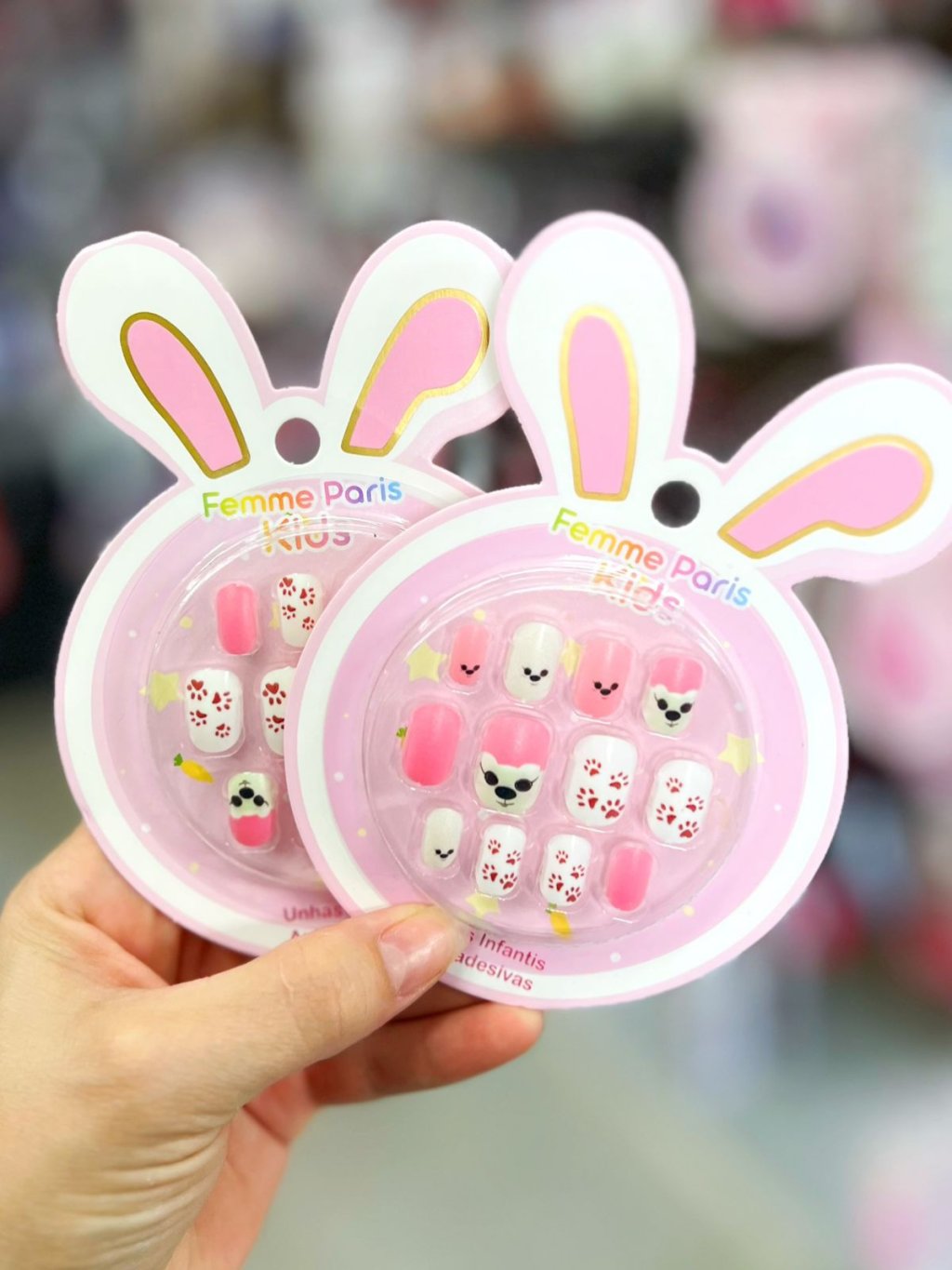 Unha Postiça Infantil - Famme Paris 