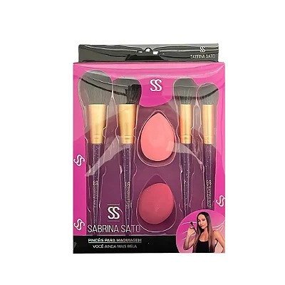 Kit de Pincéis + Esponjas - Sabrina Sato