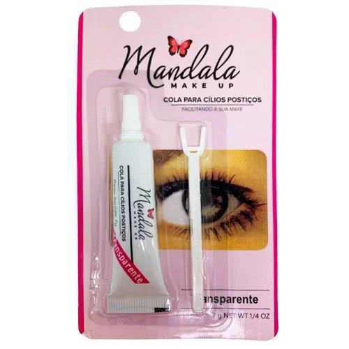 Cola para Cílios Postiços Transparente - Mandala Make Up