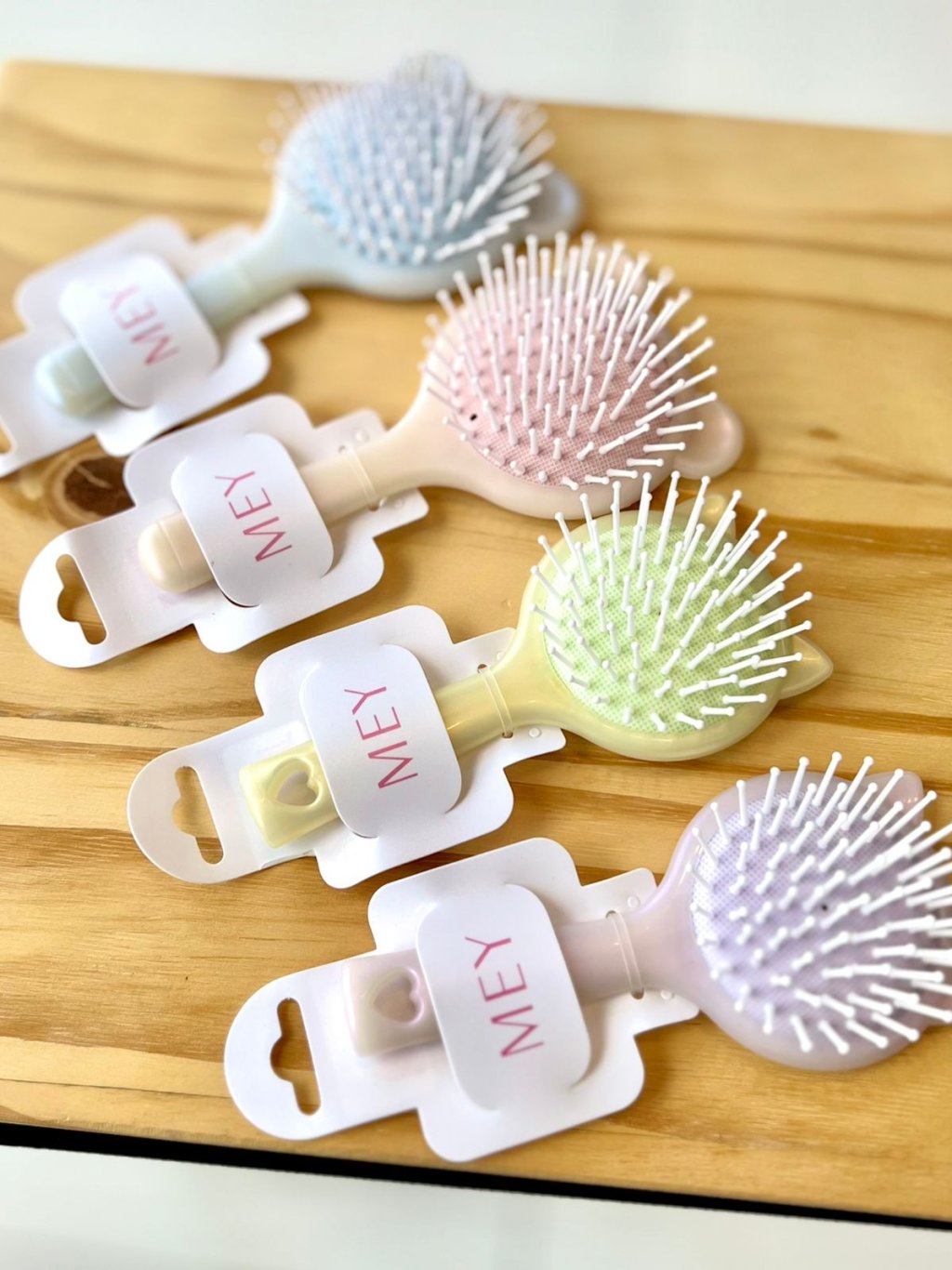 Escova de Cabelo Mini Com Espelho - Mey