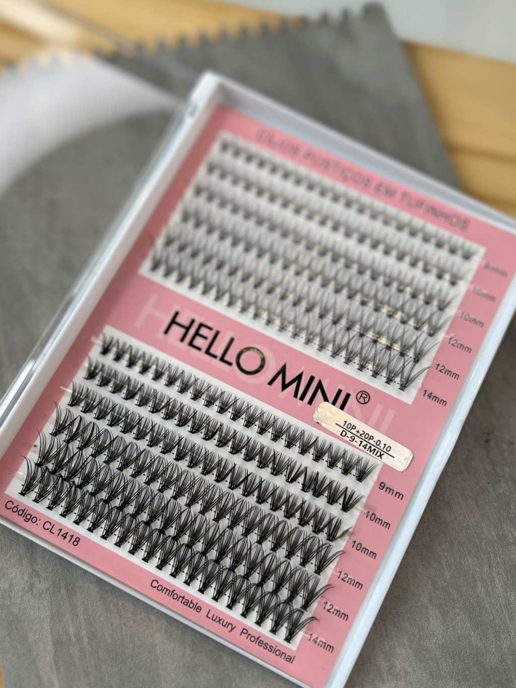 Cílios Tufinho 10P/20P Mix 9 ao 14 - Hello Mini