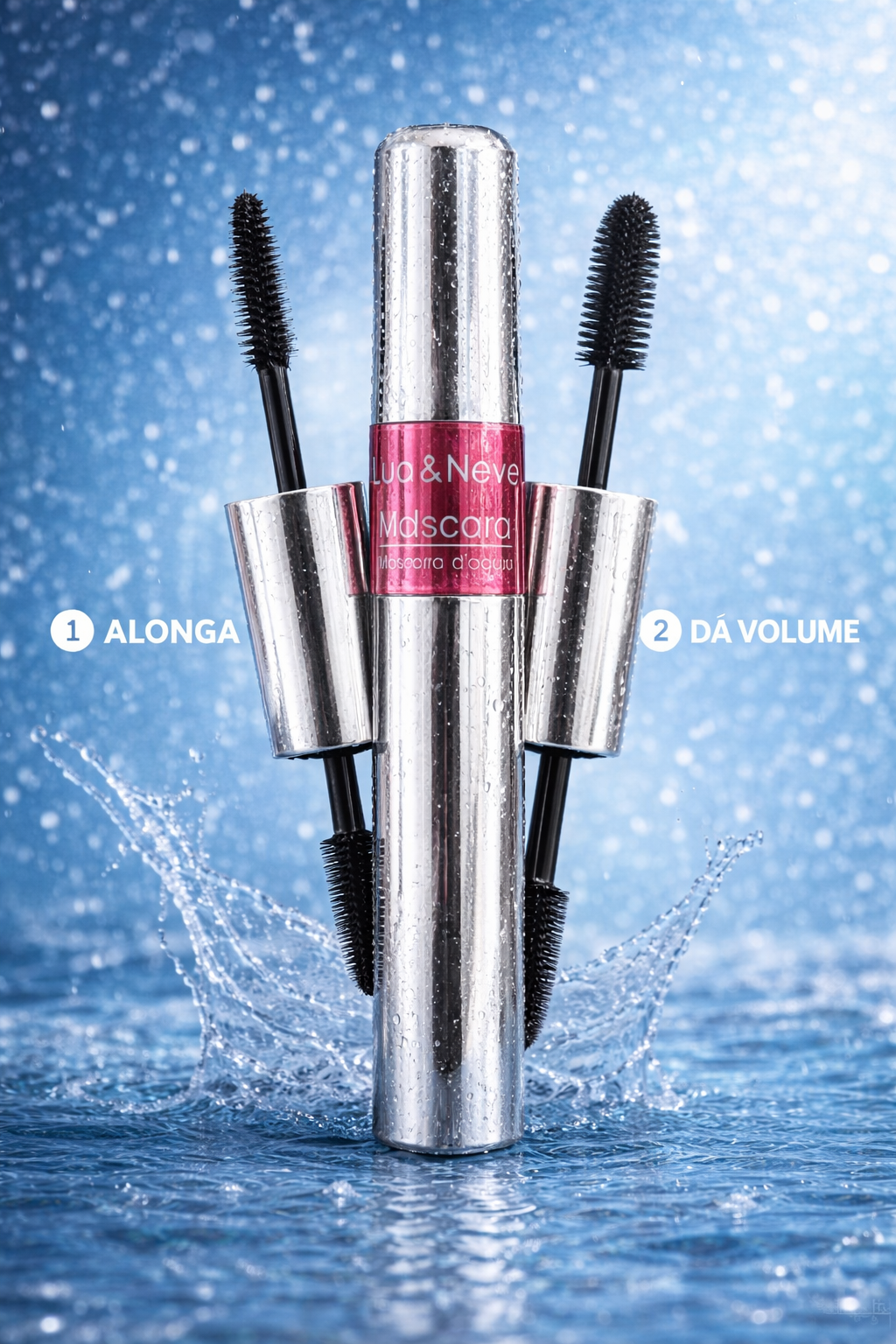 Rímel 2 Em 1 Á Prova d Água - Lua & Neve 
