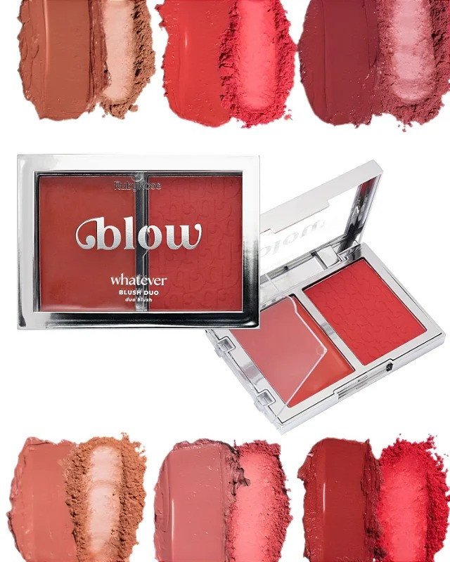Blush DUO Cremoso + Compacto Whatever Linha Blow - Ruby Rose