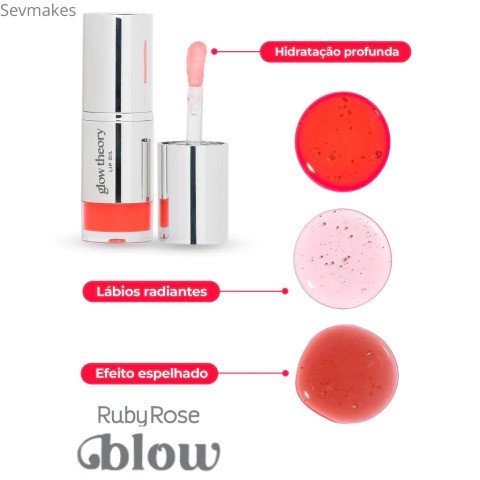 Lip Oil Glow Theory Linha Blow - Ruby Rose