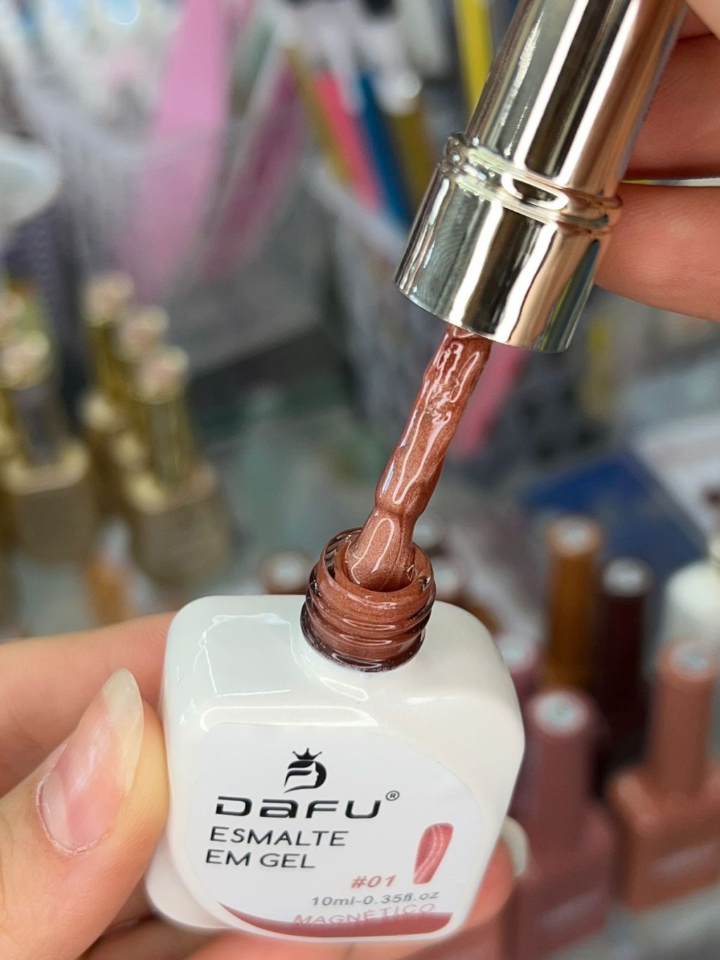 Esmalte Magnético Em Gel Cor 01 - Dafu