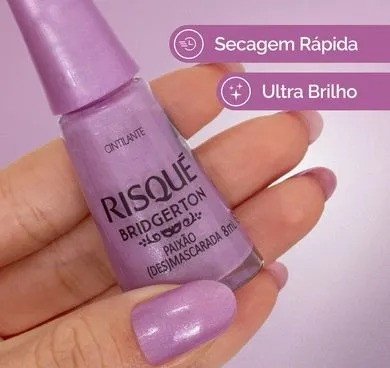 Esmalte Paixão Desmascarada Bridgerton - Risqué