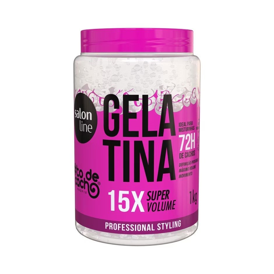 Gelatina Capilar Super Volume 1Kg - Salon Line 