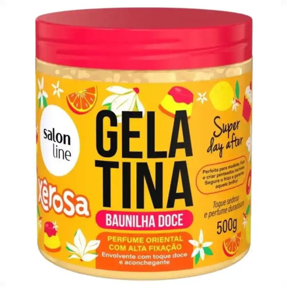 Gelatina Capilar Xêrosa Baunilha Doce 500G - Salon Line 
