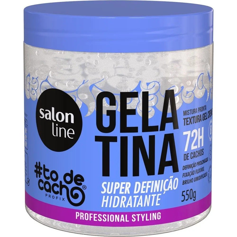 Gelatina Capilar Super Definição Hidratante 550G - Salon Line 