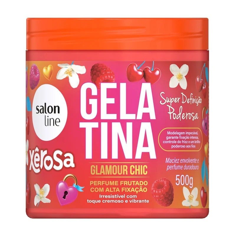 Gelatina Capilar Xêrosa Glamour Chic 500G - Salon Line 