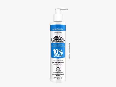 Loção Hidratante Corporal Aveia e Elastina 200ML - Dermacream 